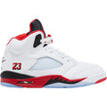 Jordan 5 Retro Fire Red Black Tongue