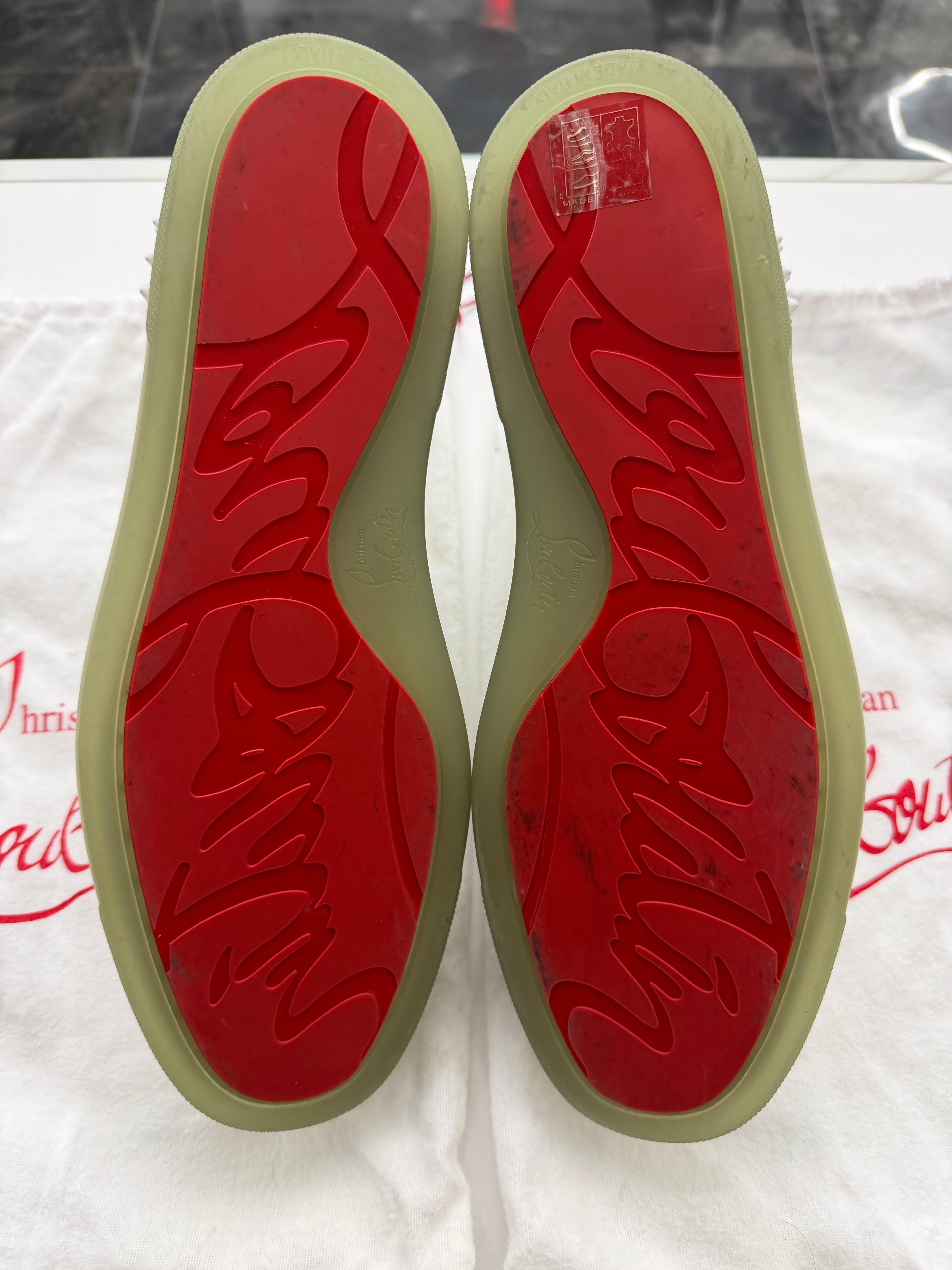 Christian Louboutin Louis Spikes Flat high-top (NO BOX)