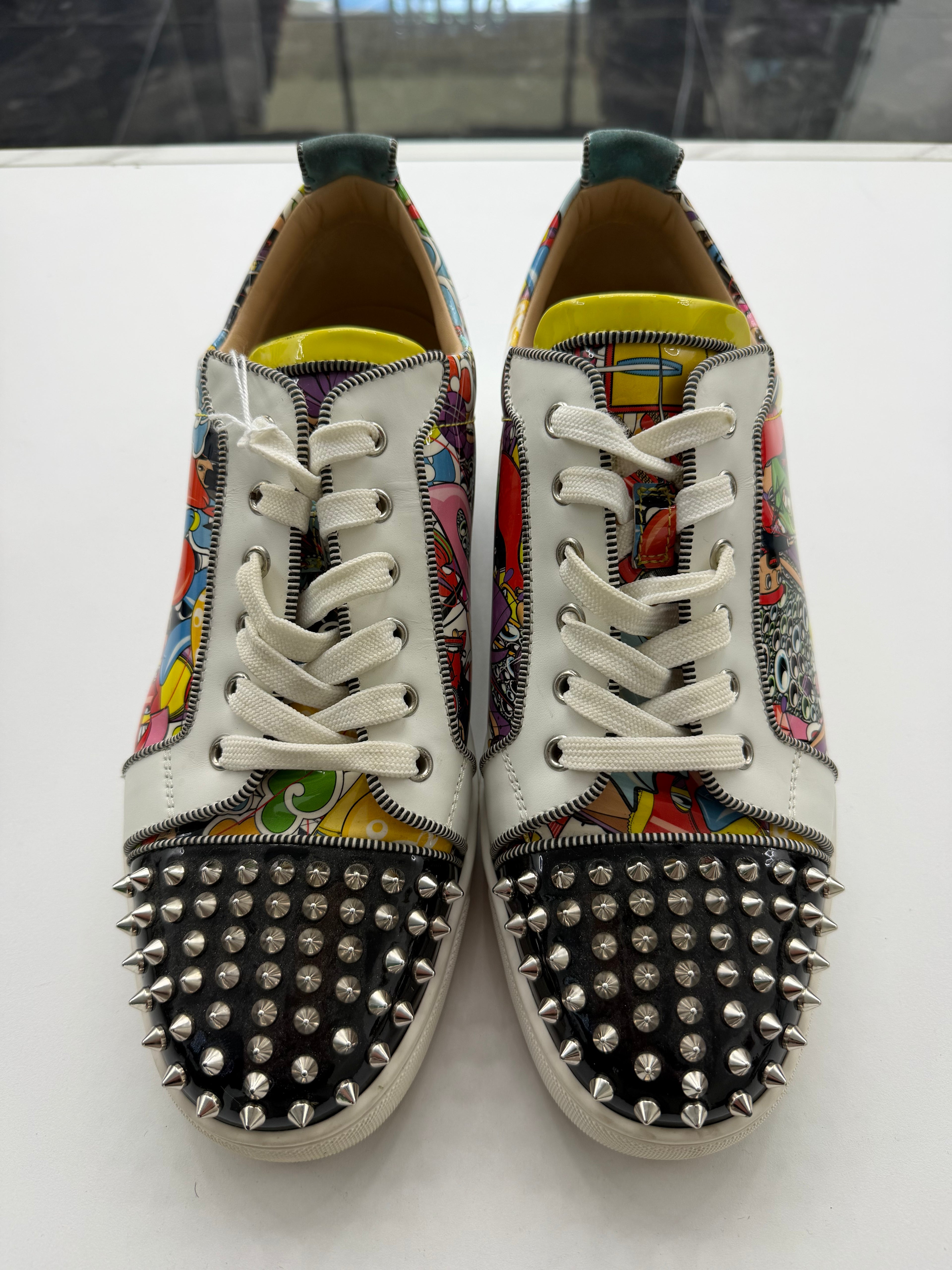 Christian Louboutin Louis Junior Spikes Orlato Flat (NO BOX)