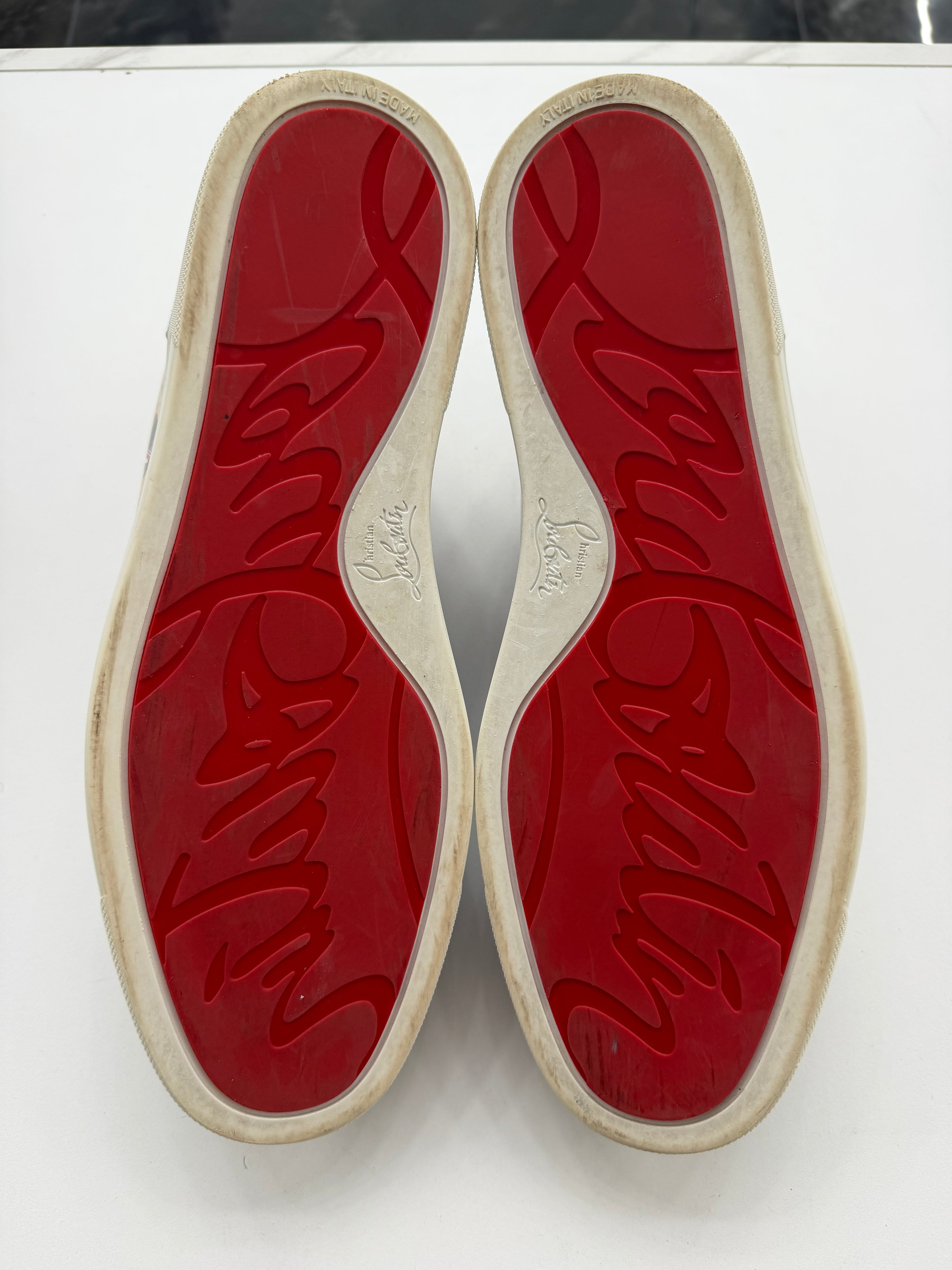 Christian Louboutin Louis Junior Spikes Orlato Flat (NO BOX)