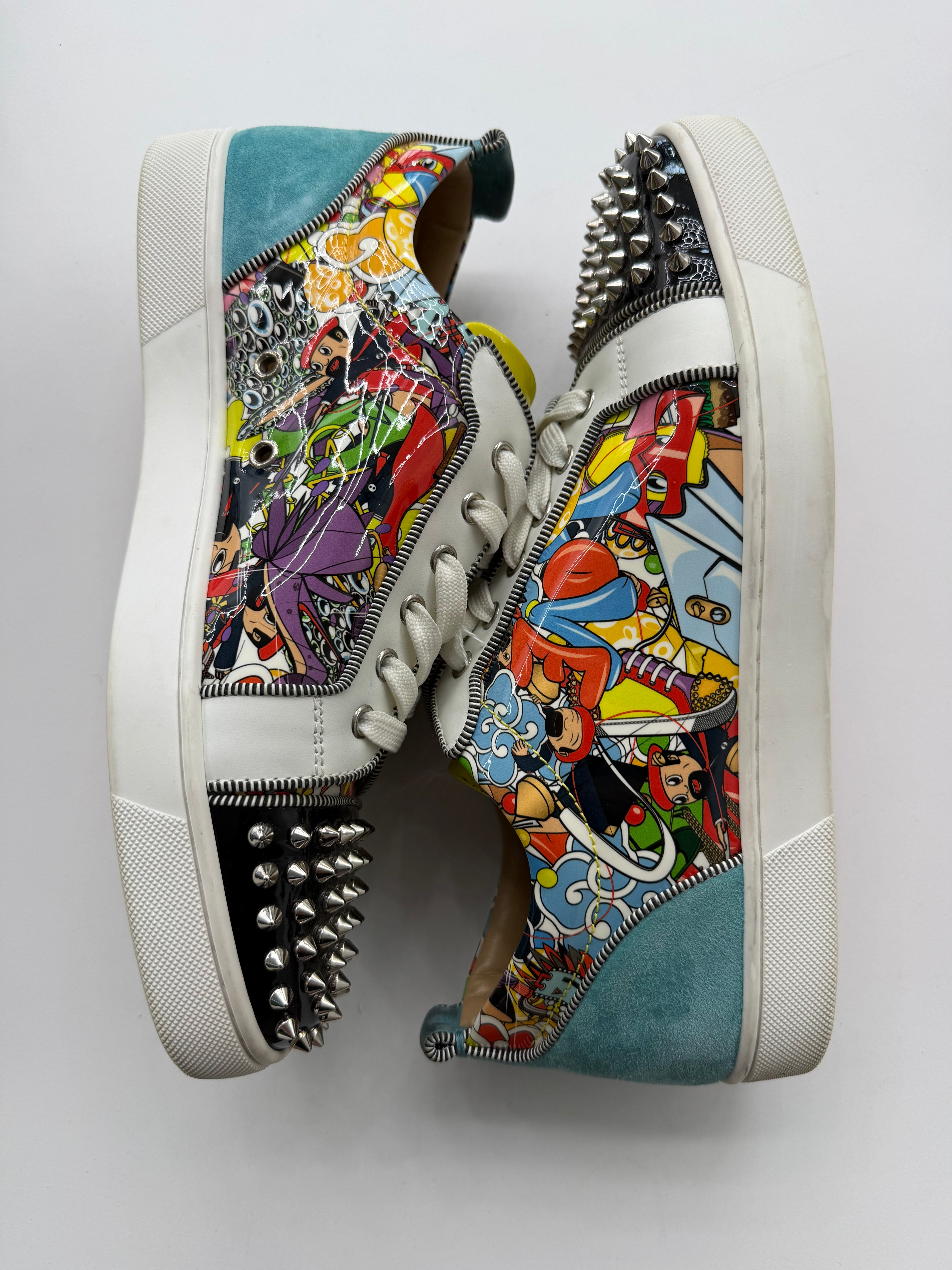 Christian Louboutin Louis Junior Spikes Orlato Flat (NO BOX)