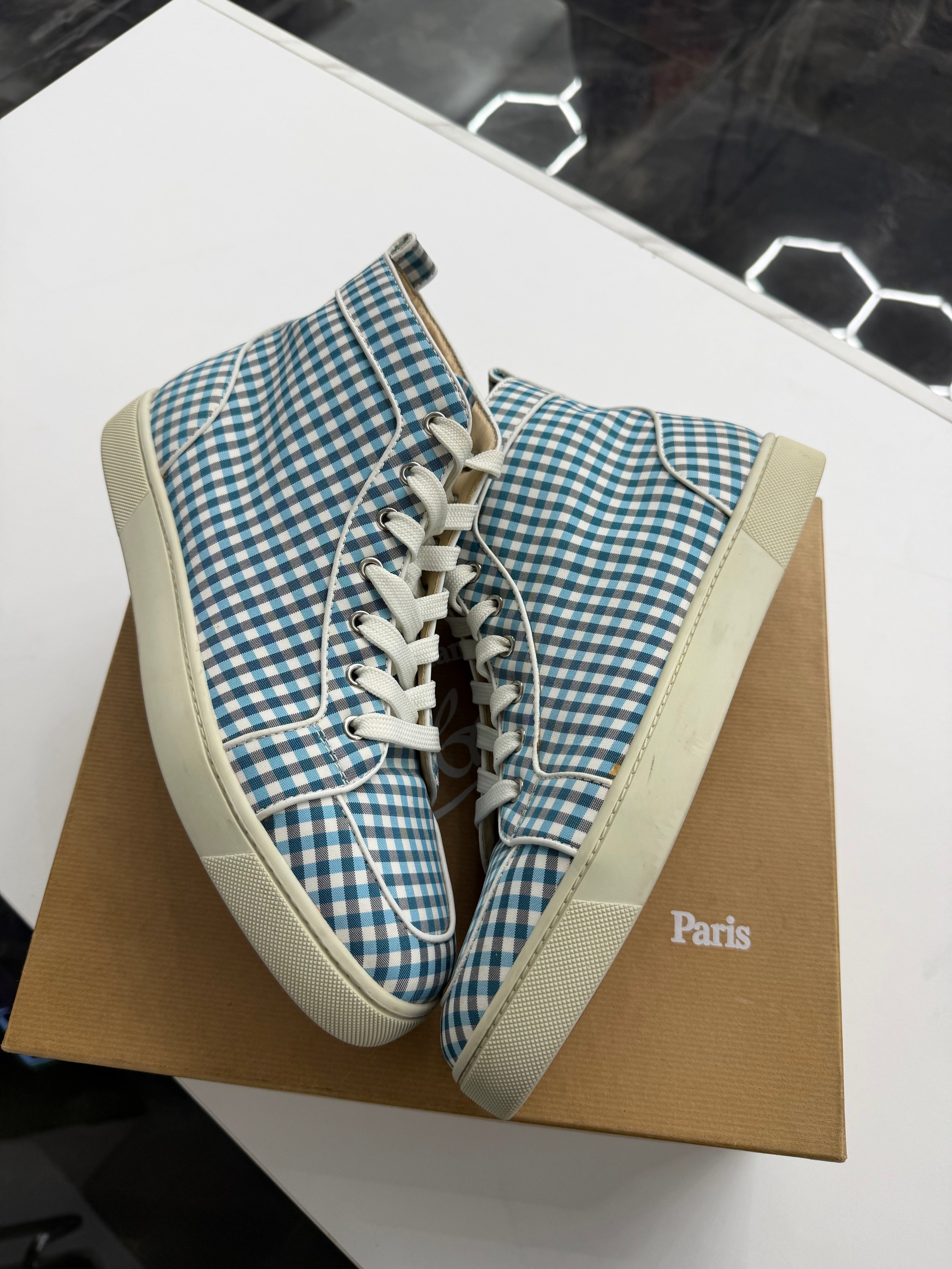 Christian Louboutin Louis Check-Pattern