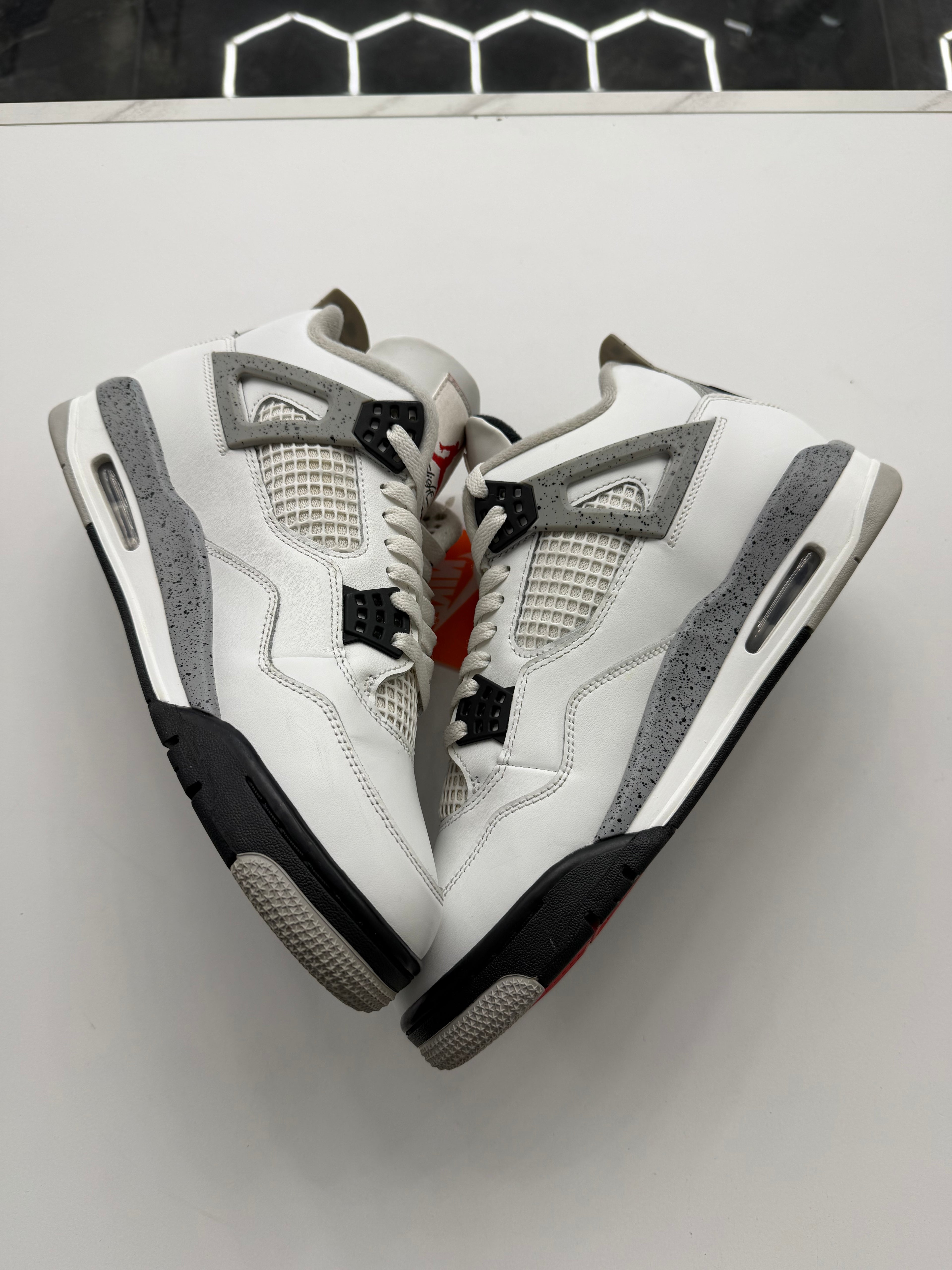 Jordan 4 Retro White Cement (NO BOX)