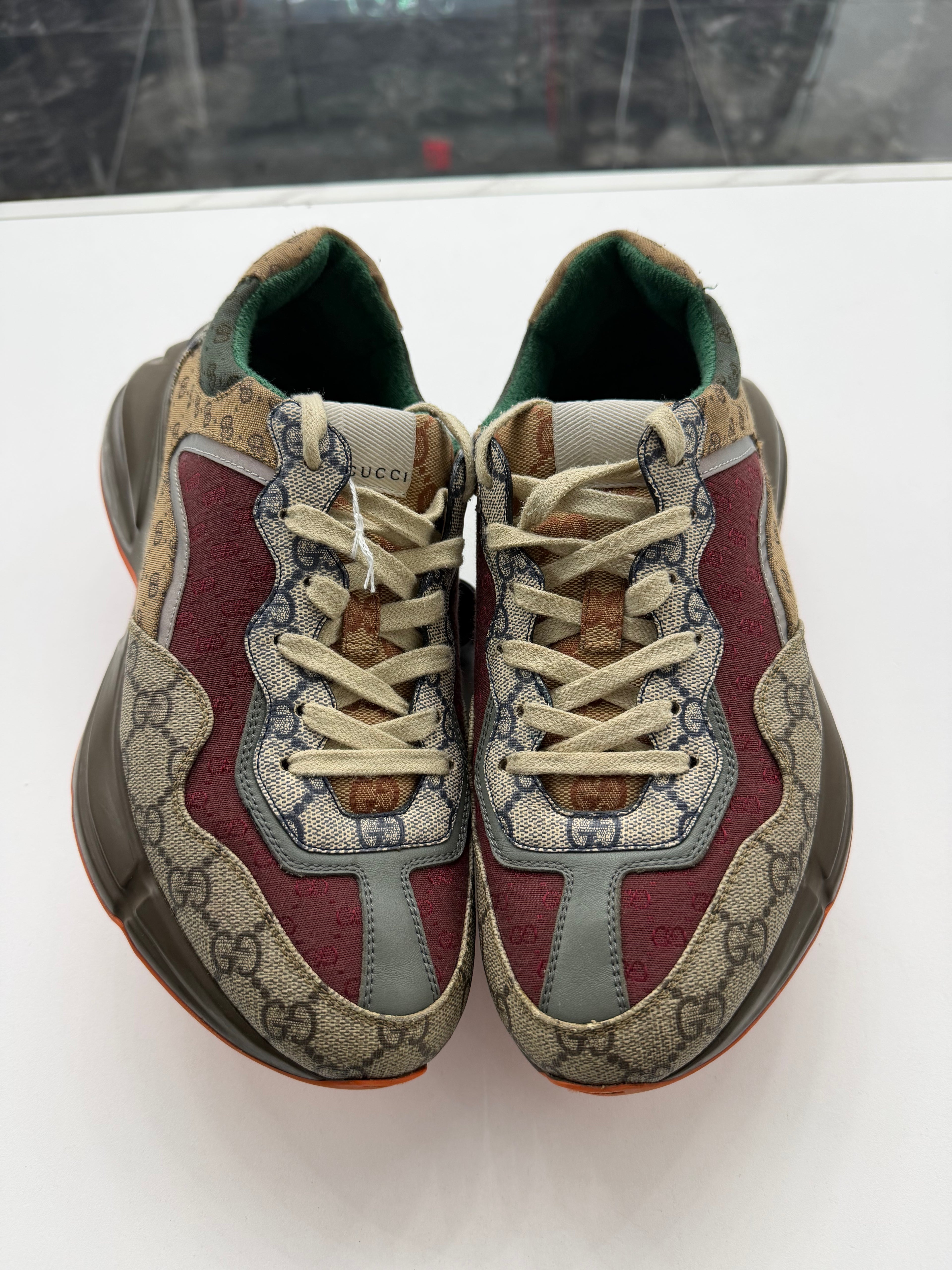 Gucci GG Rhyton 'Beige Brick Red' (NO BOX)