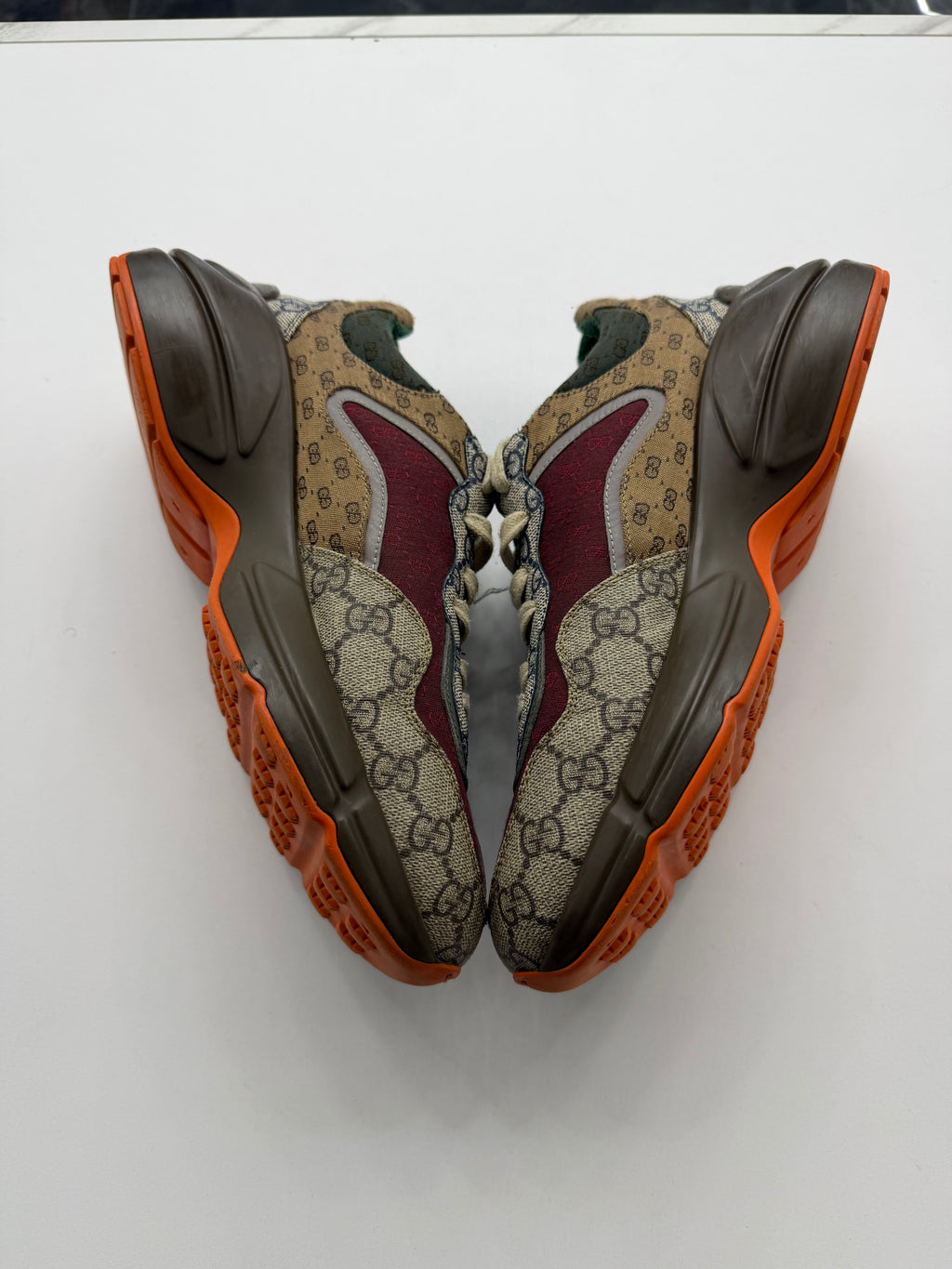 Gucci GG Rhyton 'Beige Brick Red' (NO BOX)