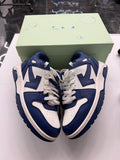 OFF-White Low Tops Dark Blue White