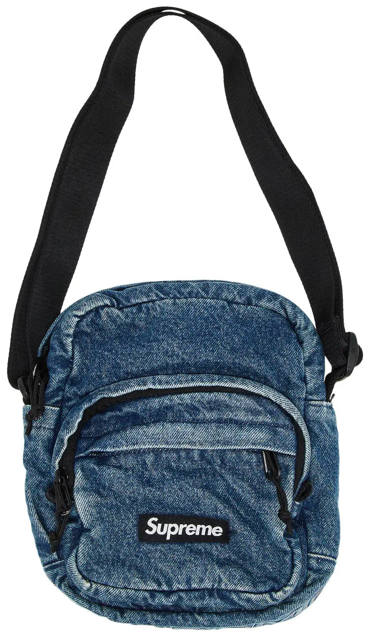 Supreme Denim Shoulder Bag “Washed Indigo”