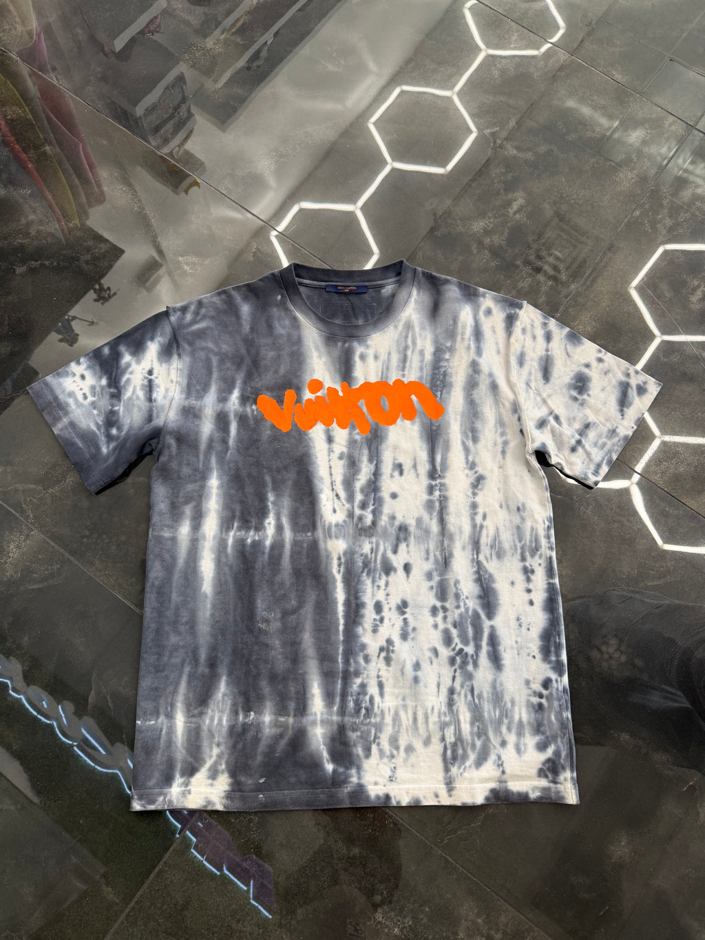 Louis Vuitton grey tie-dye T-shirt