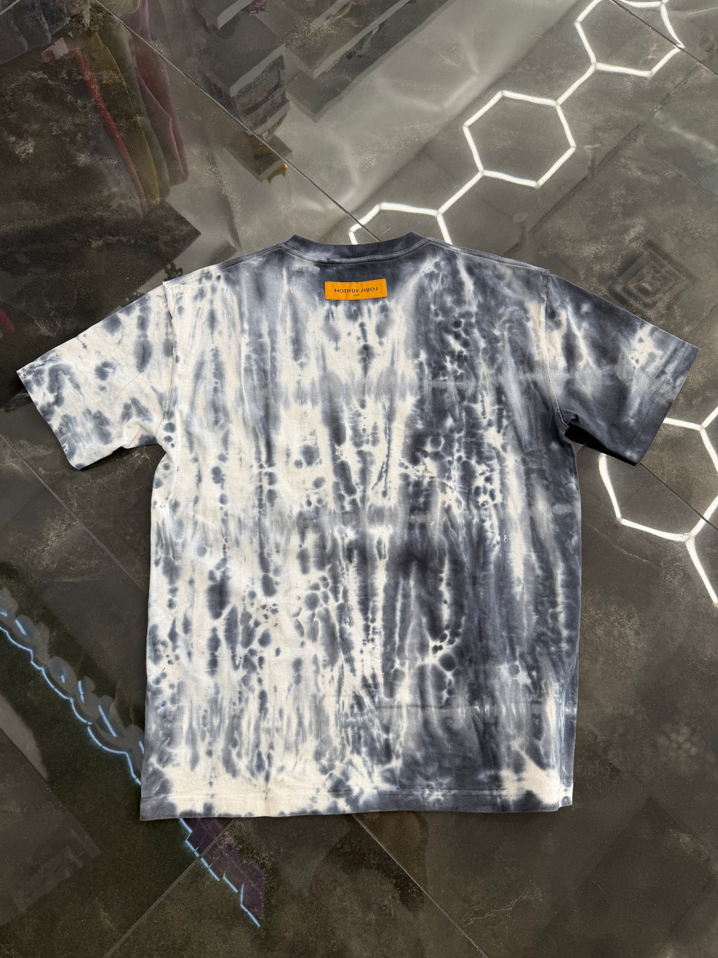 Louis Vuitton grey tie-dye T-shirt