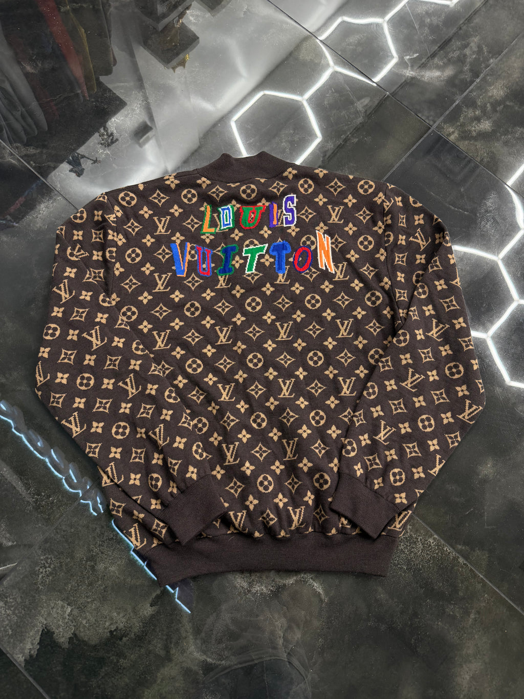 Louis Vuitton x NBA Knit Zip-Up Jacket