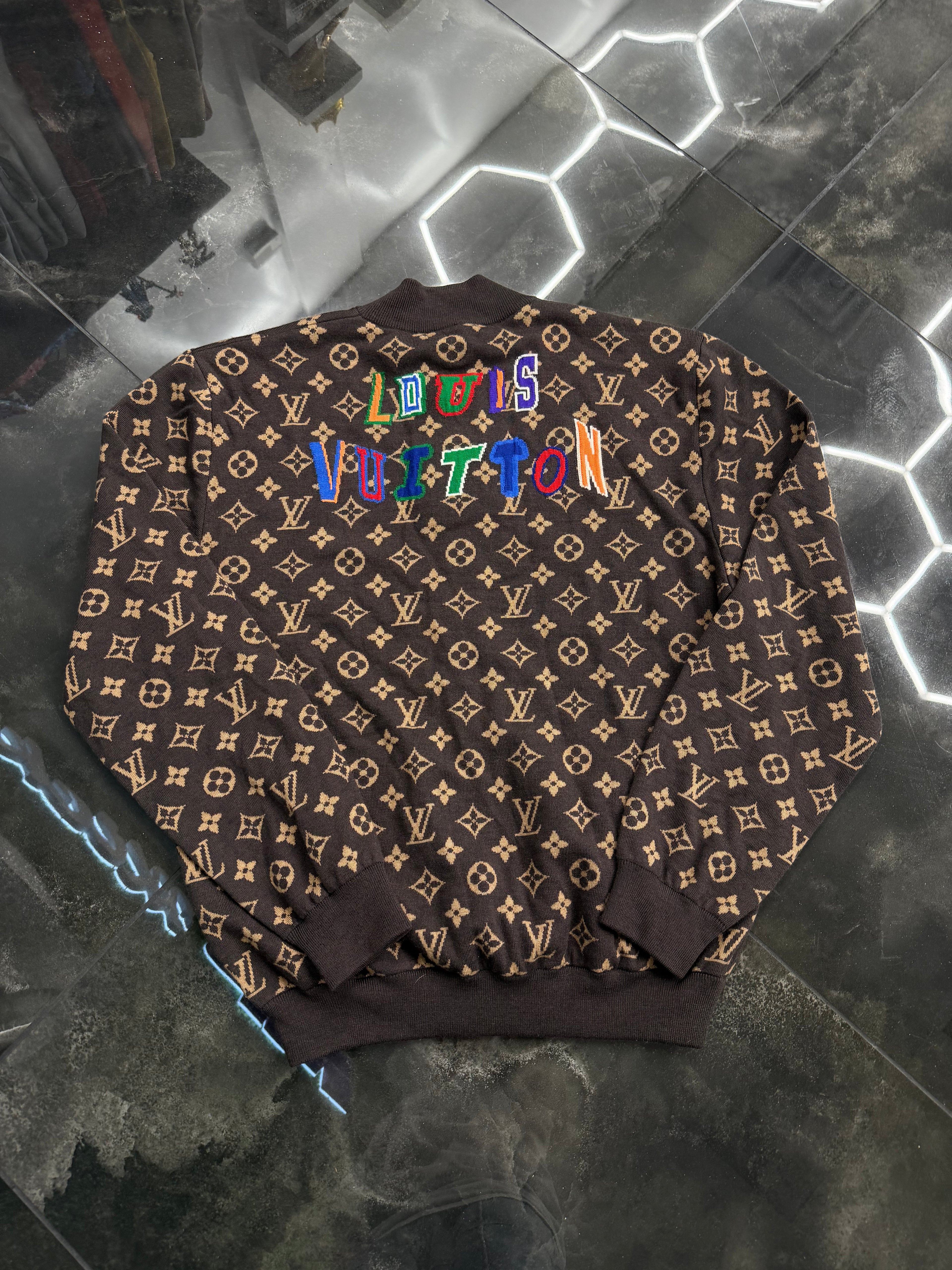 Louis Vuitton x NBA Knit Zip-Up Jacket