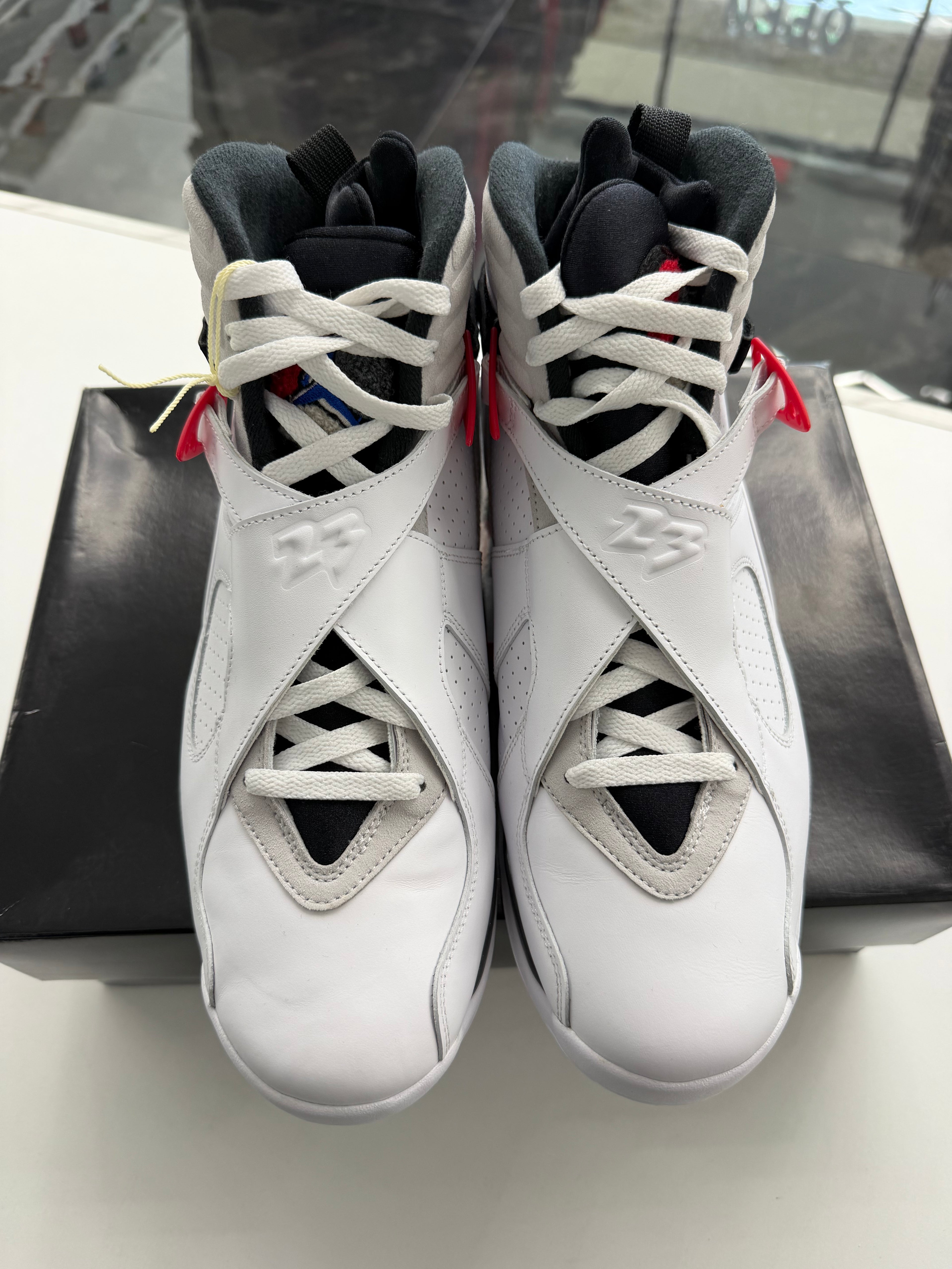 Jordan 8 Retro White True Red (2025)