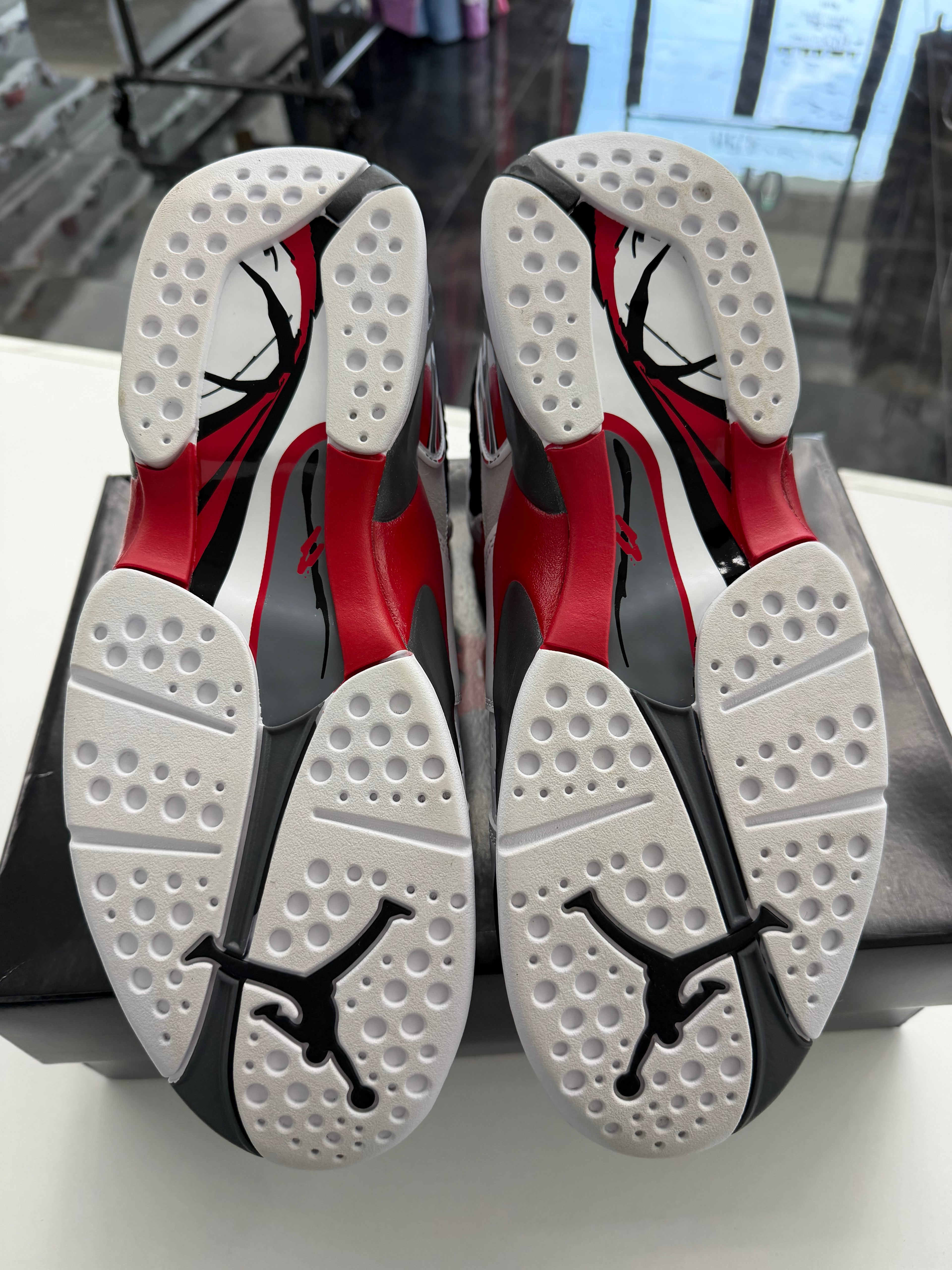 Jordan 8 Retro White True Red (2025)