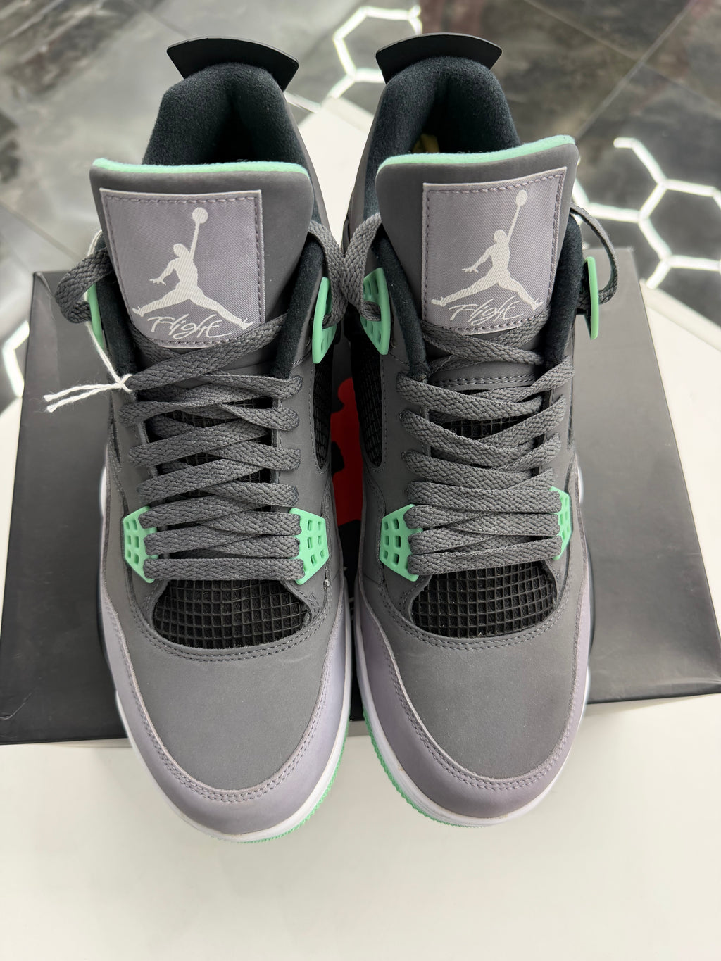 Jordan 4 Retro Green Glow