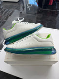 Alexander McQueen Oversized Transparent Sole White Blue