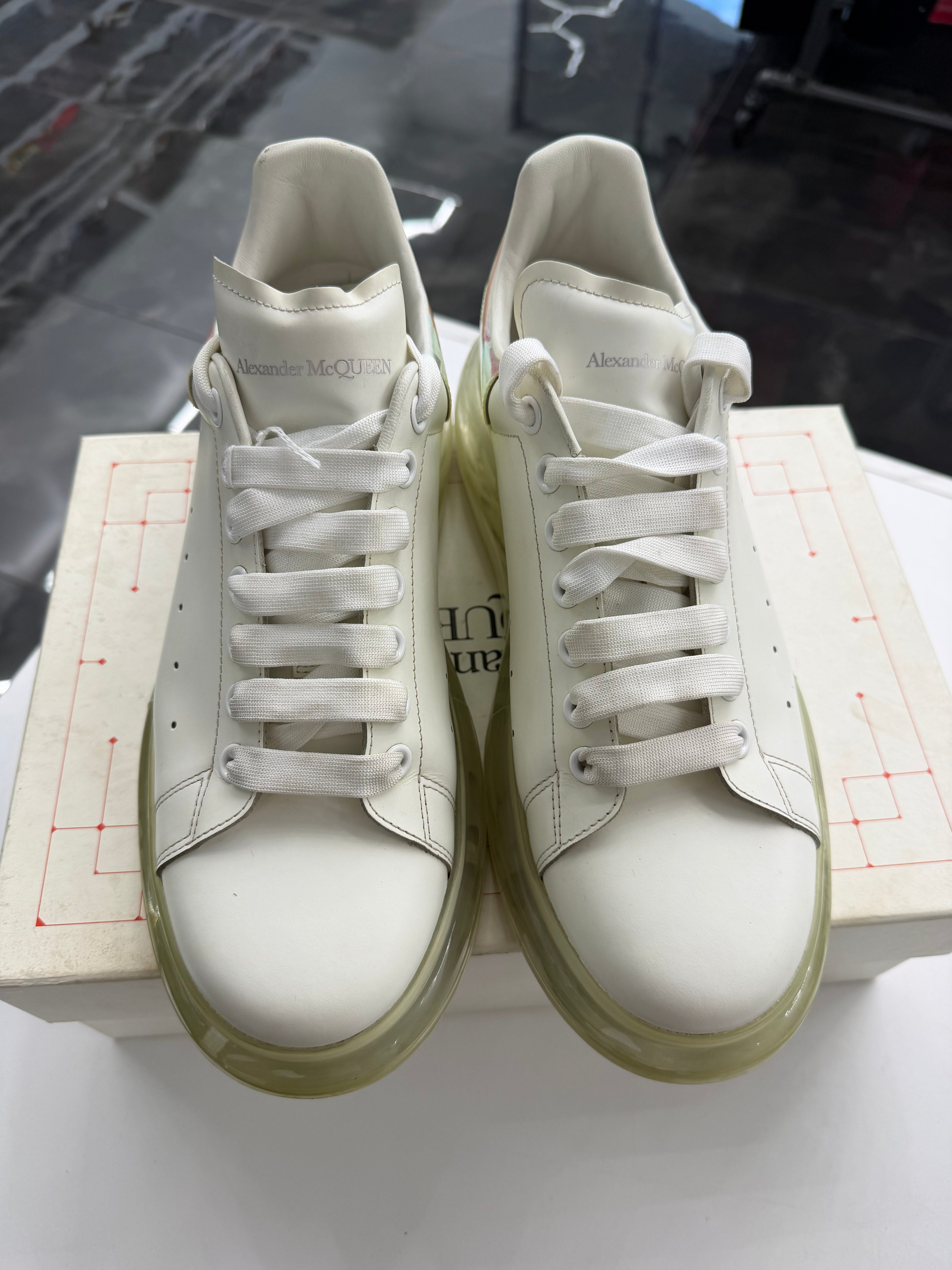 Alexander McQueen Oversized Clear Sole Multicolor