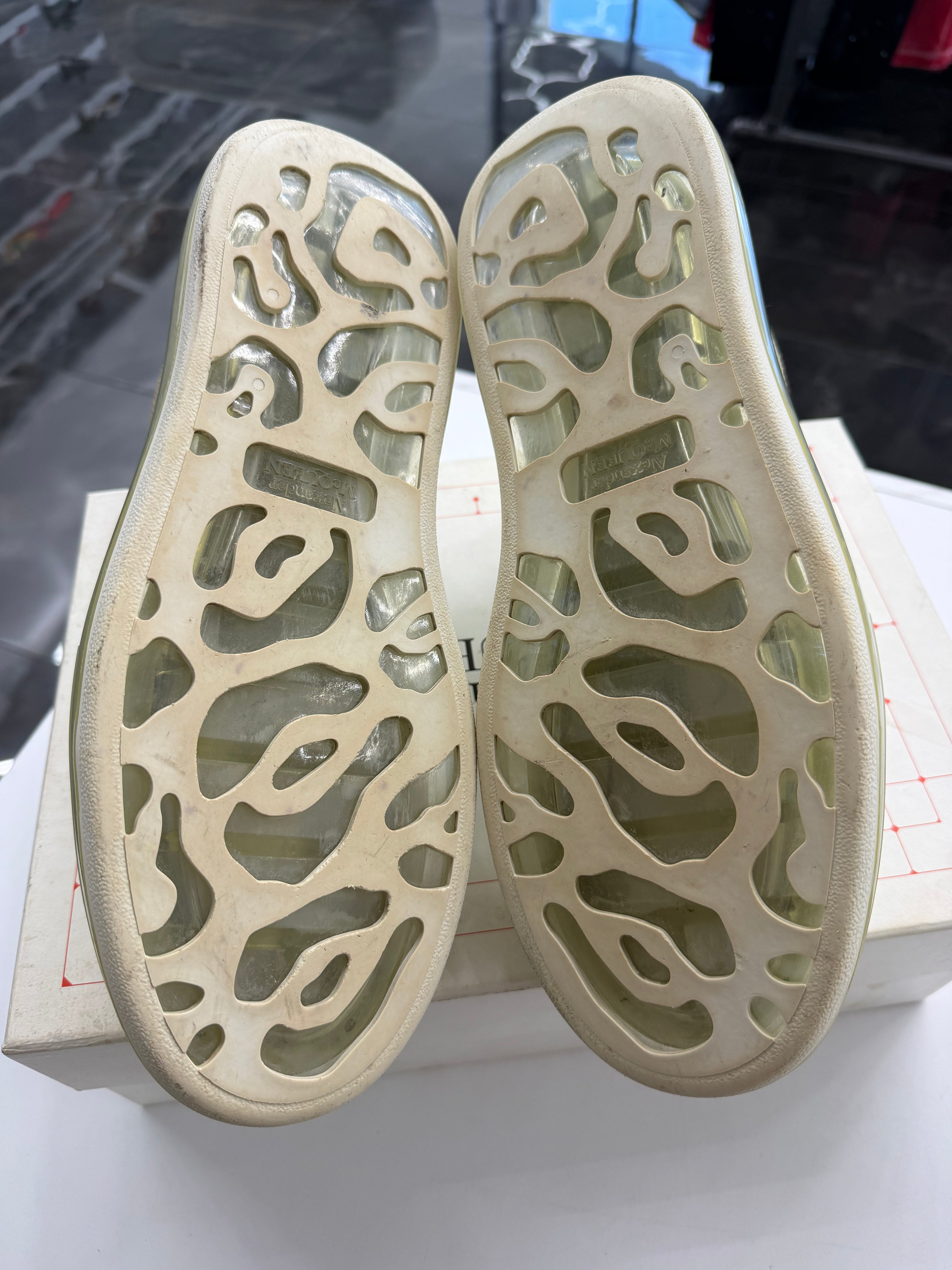 Alexander McQueen Oversized Clear Sole Multicolor