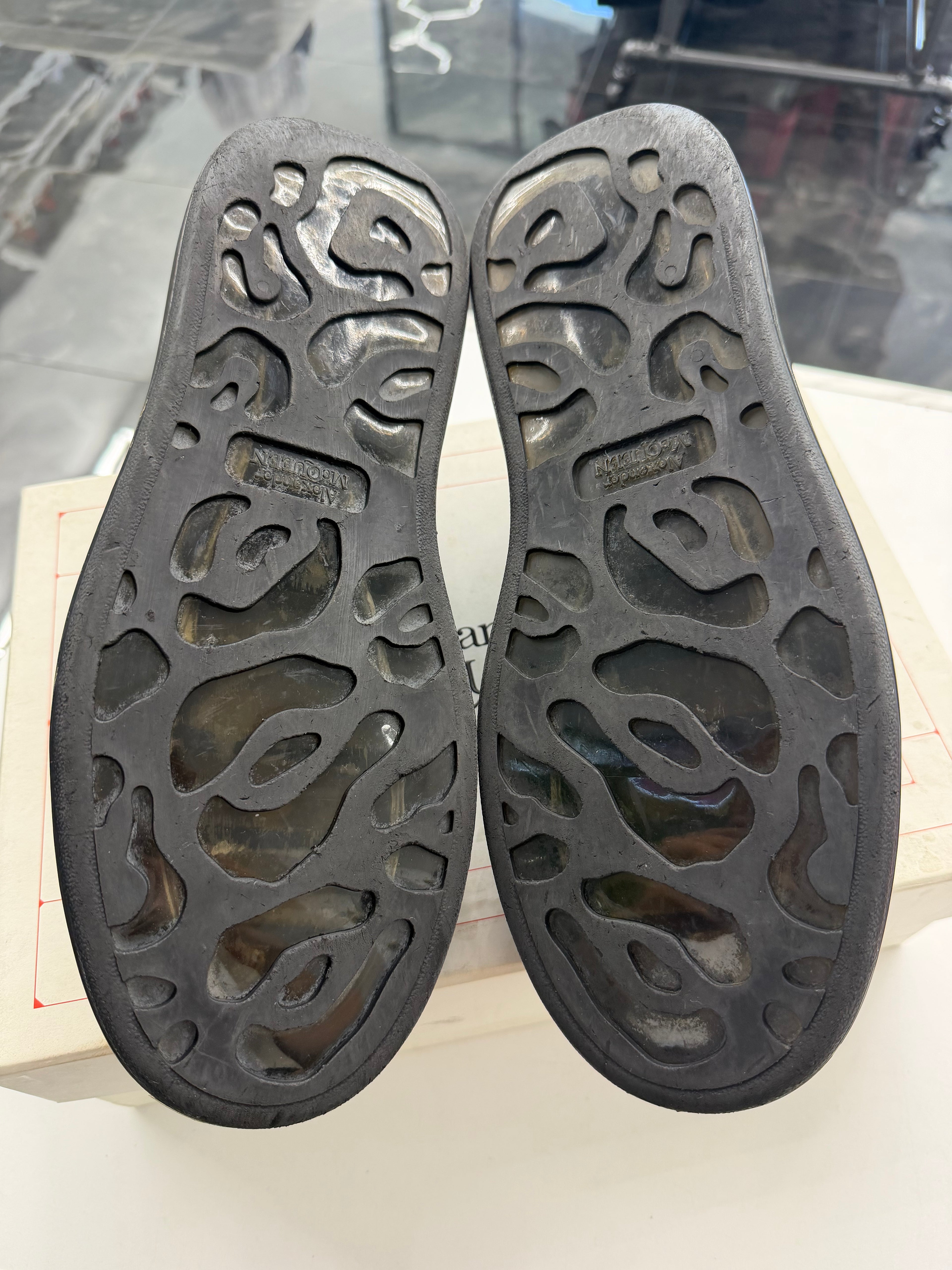Alexander McQueen Oversized Black Shiny Sole