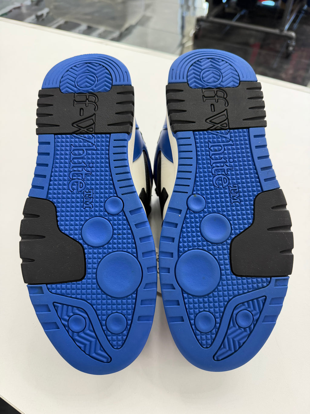 Off-White Out Of Office sneakers in blue (NO BOX)