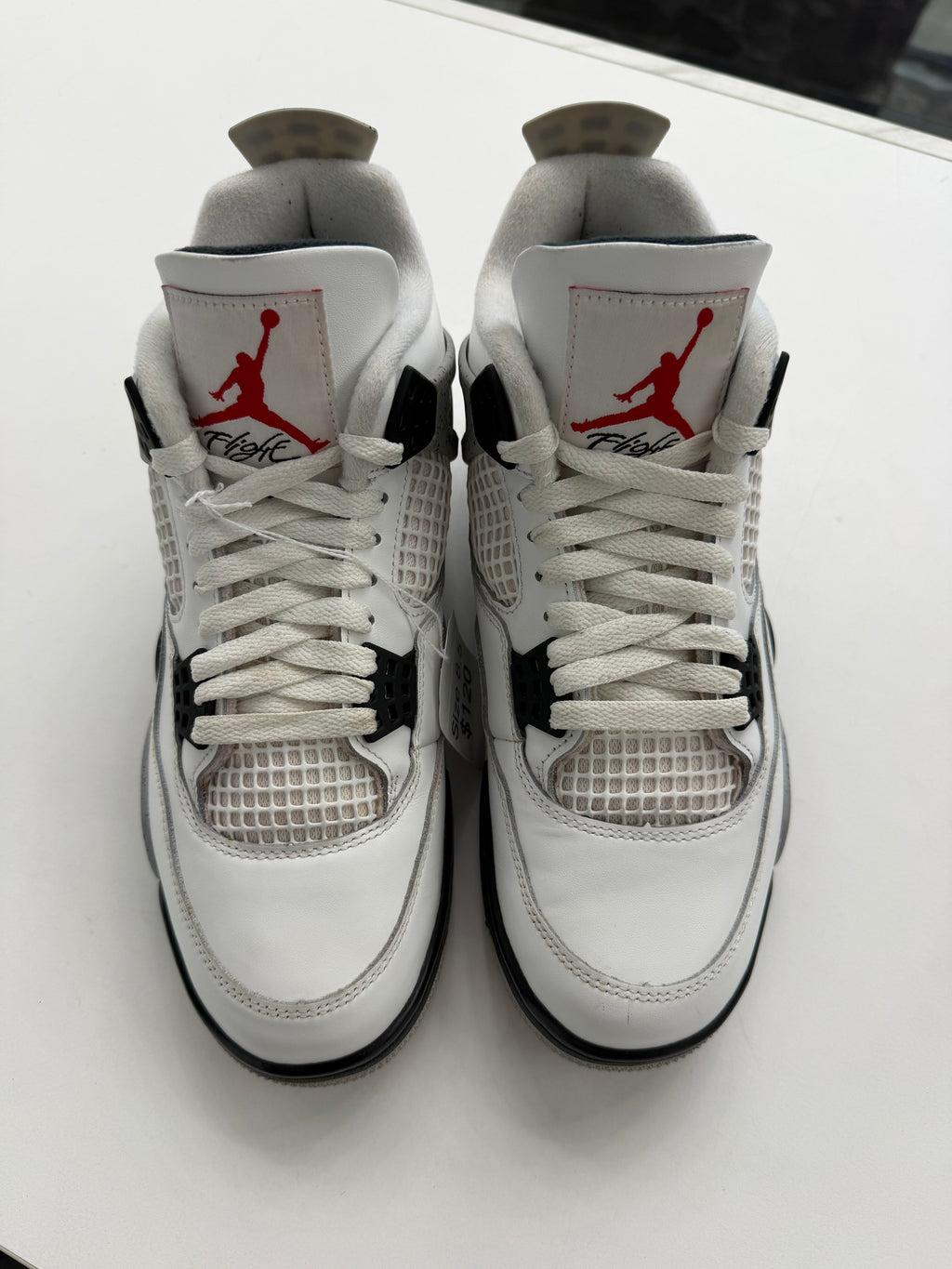Jordan 4 Retro OG White Cement (2025) (NO BOX)
