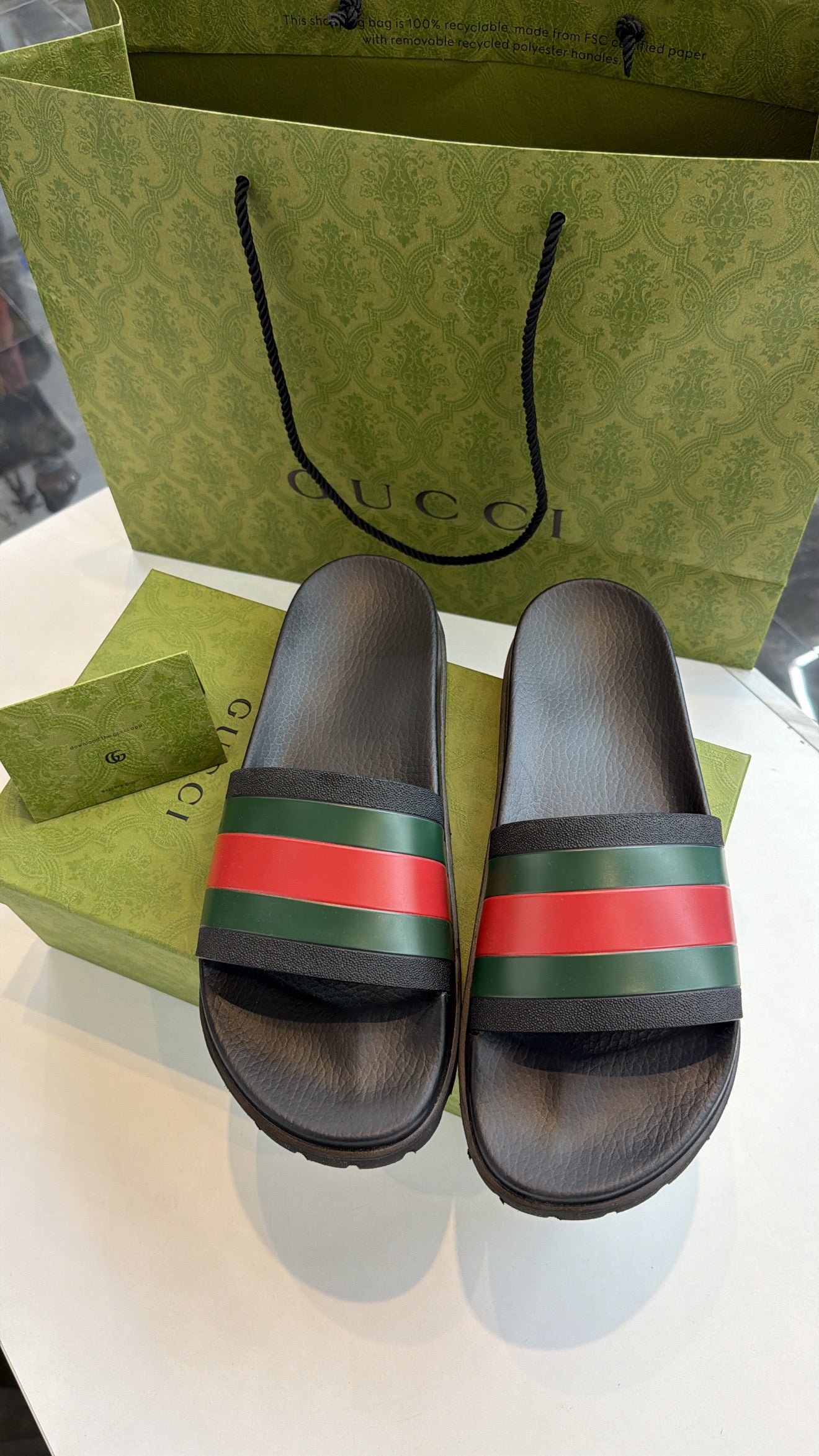 Gucci Pursuit Trek slides