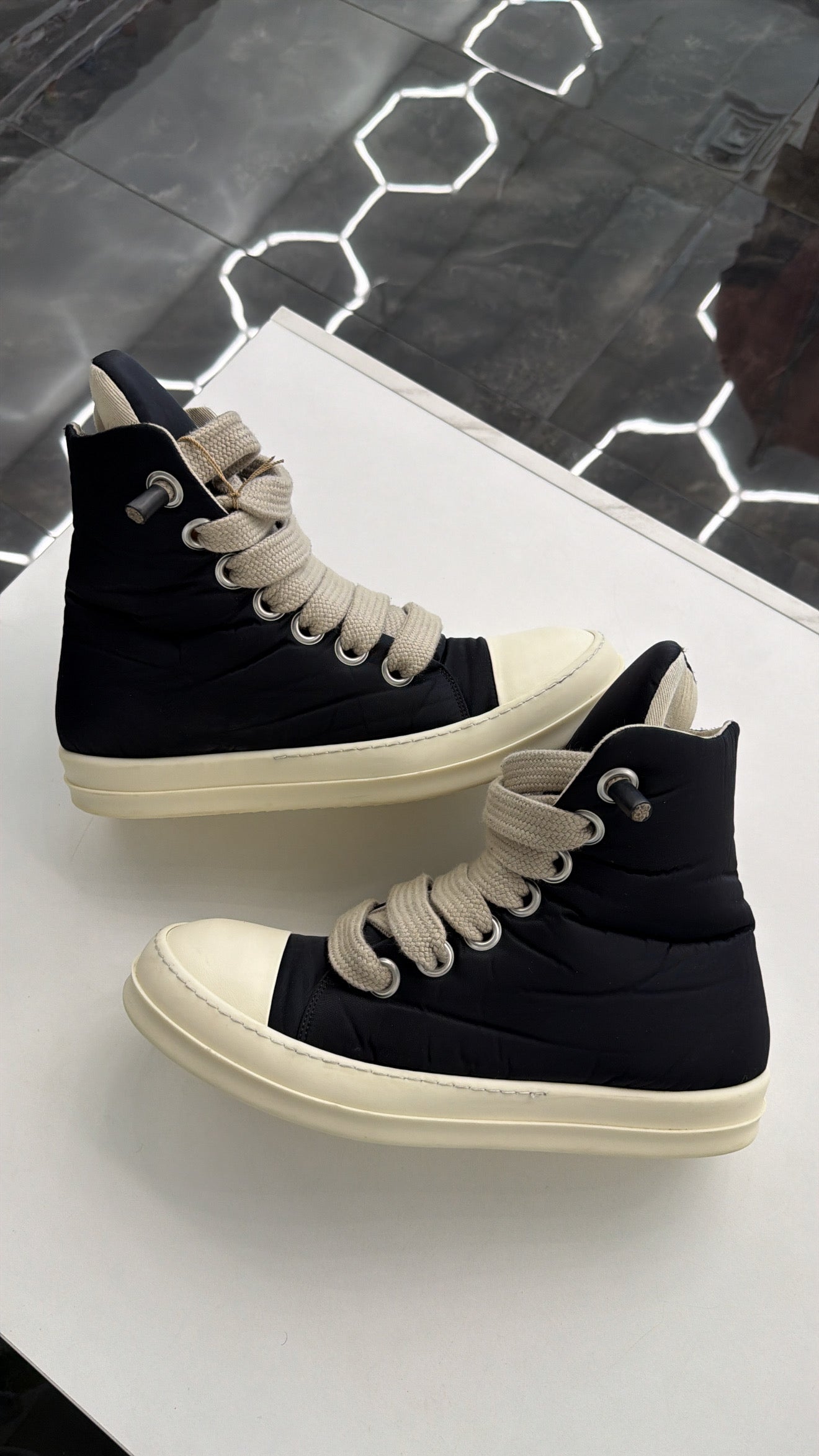Rick Owens DRKSHDW Jumbo Lace Puffer