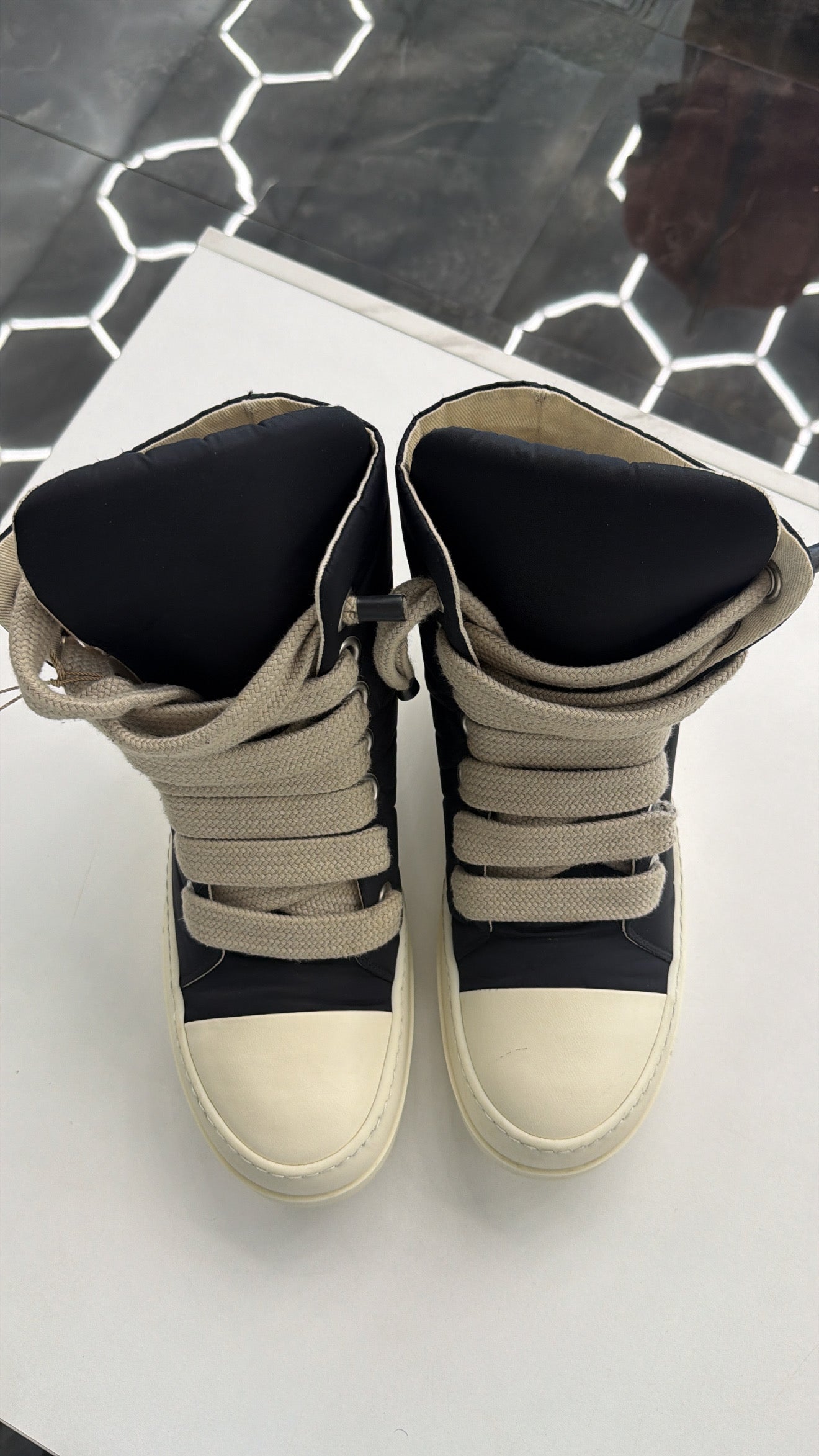 Rick Owens DRKSHDW Jumbo Lace Puffer