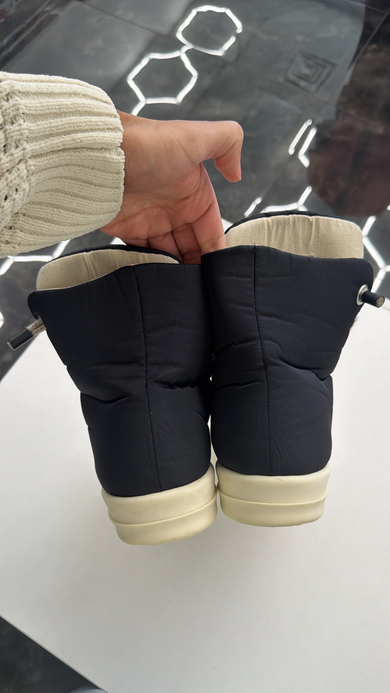 Rick Owens DRKSHDW Jumbo Lace Puffer