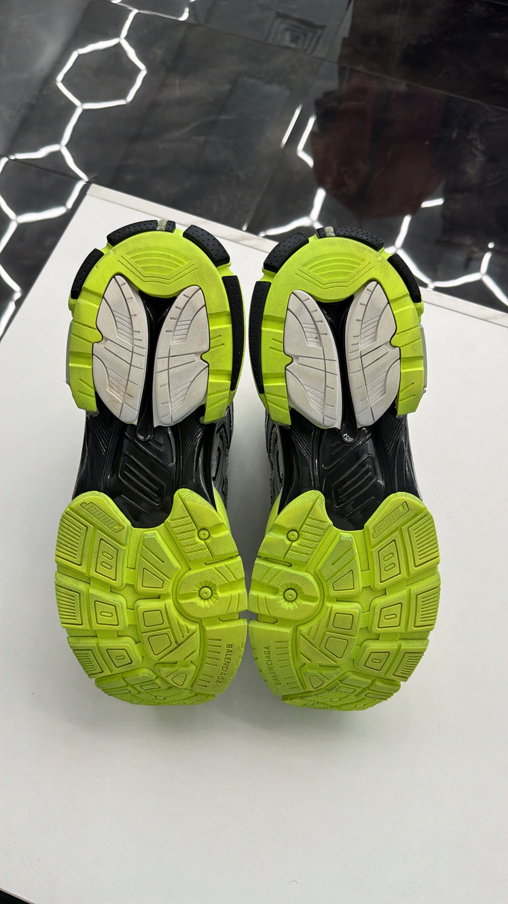Balenciaga Runner White Neon Yellow