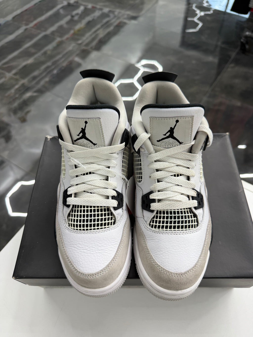 Jordan 4 Retro Military Black (GS)