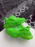Balenciaga Triple S Soft Neon Green Clear Sole