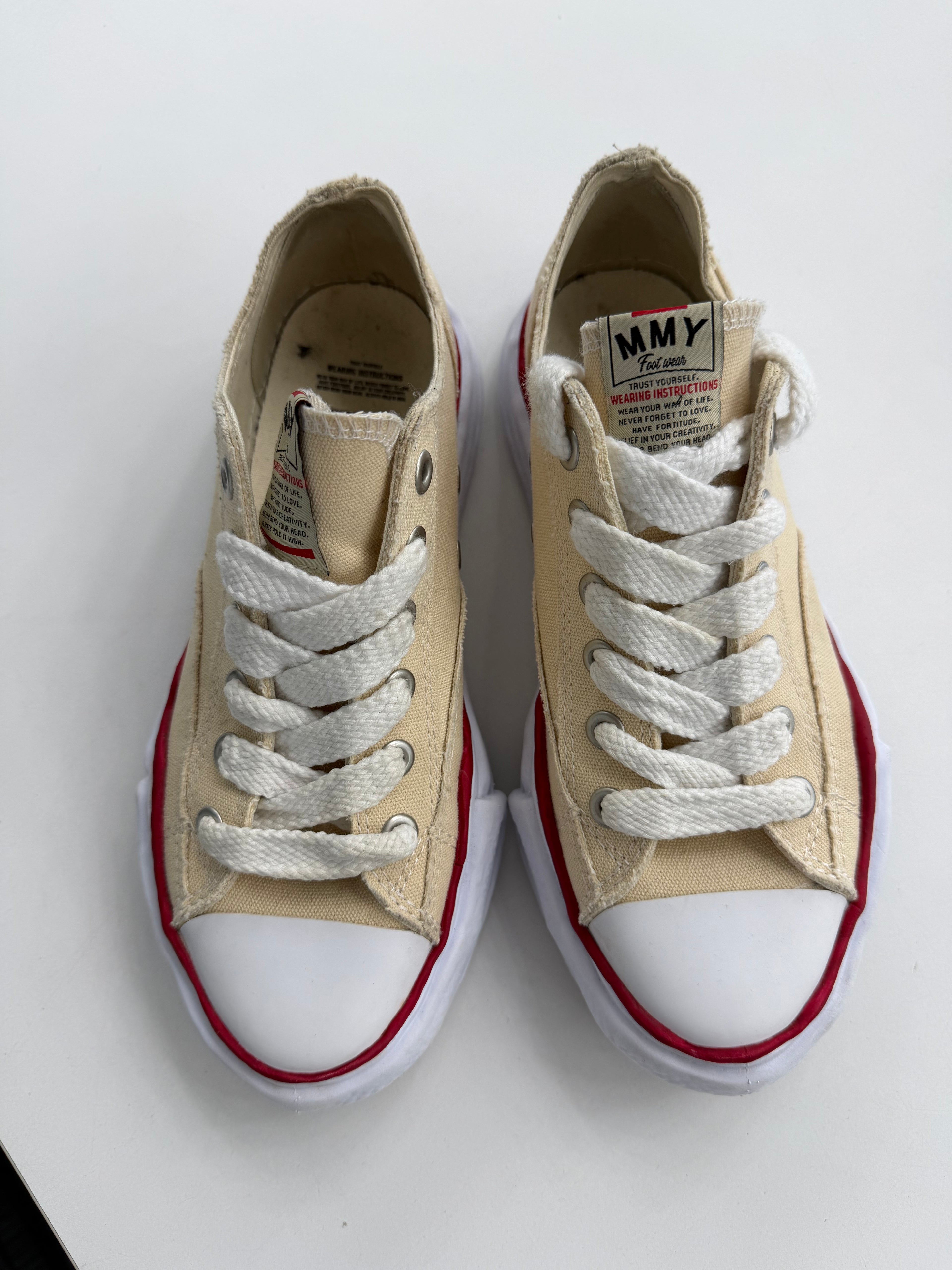 Mason Mihara canvas low natural (NO BOX)