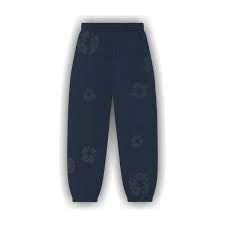 Denim tears mono cotton wreath sweatpants navy