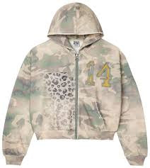Vale forever cheetah camo zip up