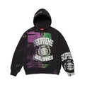 Supreme overprint hoodie