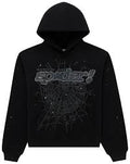 Sp5der rhinestone hoodie