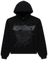 Sp5der rhinestone hoodie