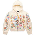 Righteous risen king cropped hoodie
